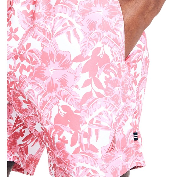Men's Quick-Dry Floral-Print 6" Swim Trunks - Picture 4 of 7